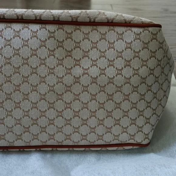 Celine boogie elegant Brown and Cream Designer Tote Bag - Picture 5 of 17